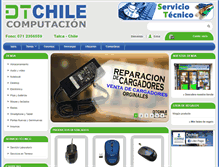 Tablet Screenshot of dtchile.cl